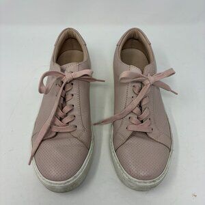 Greats pink leather Royale sneakers women's size 9 Italy perforated